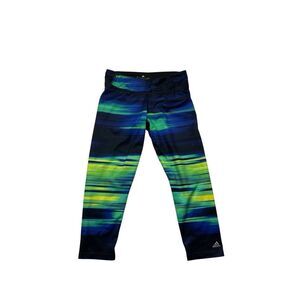 Adidas‎ Climate Cropped Leggings Women’s Small Multi Colored